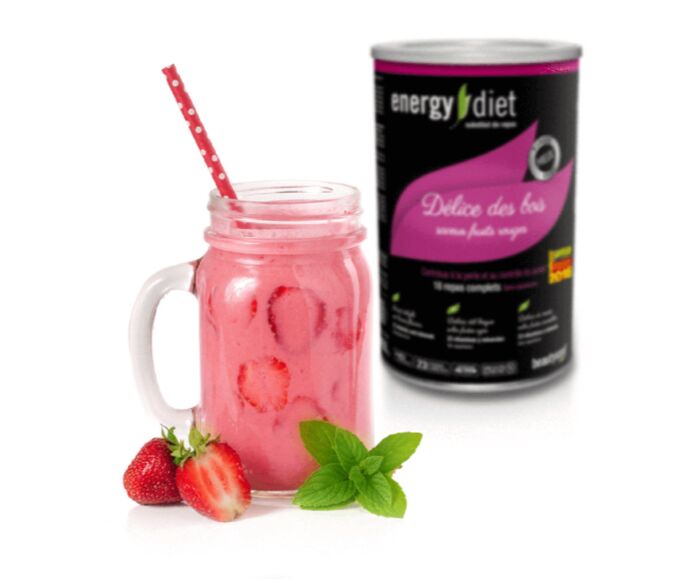 Dieta e energjisë për koktej luleshtrydhe