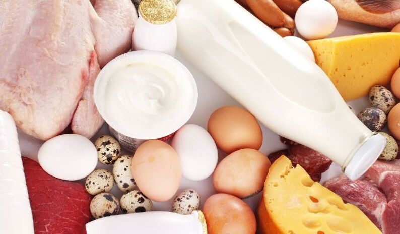 ushqime proteinike për dietë