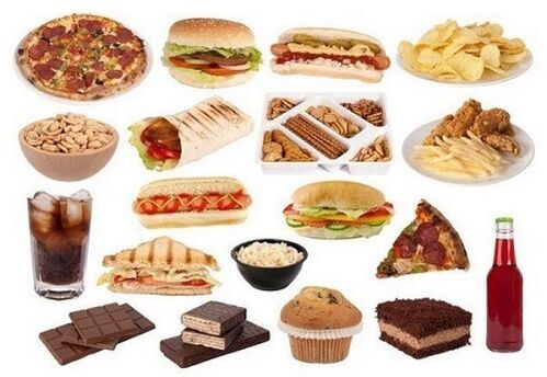 ushqime të ndaluara për gastrit