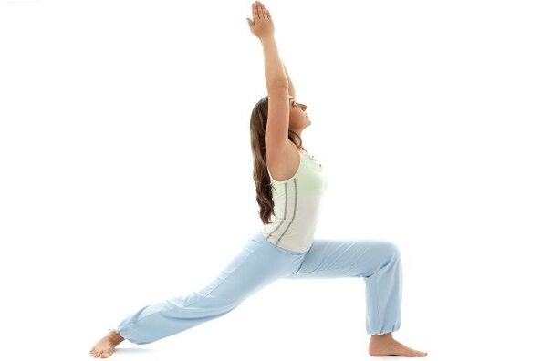yoga luftëtar pozojnë për humbje peshe